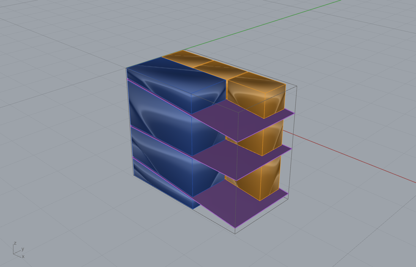 Marble bench max-cost block yield from GPR-mapped beds