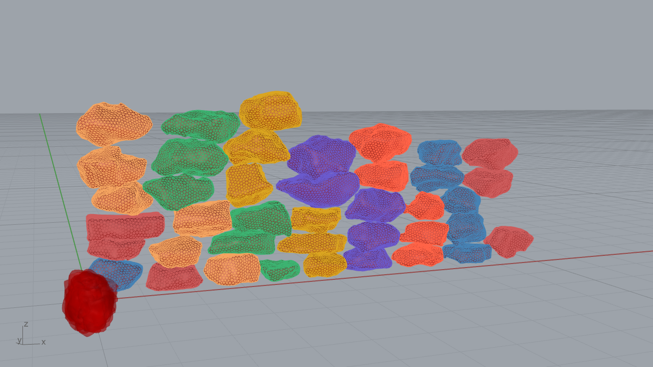 Random rubble wall